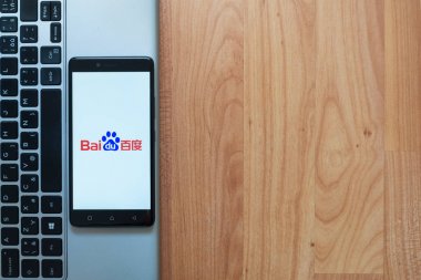 Baidu logo smartphone cep telefonu ile