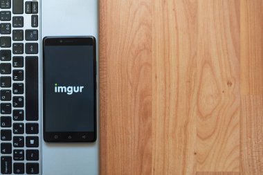 Imgur logo smartphone cep telefonu ile