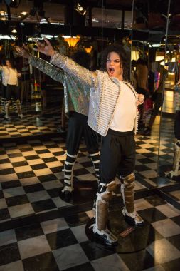 Grevin Müzesi balmumu Michael Jackson Prag'da rakamlar.