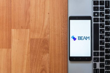 Smartphone ekranında ışınla