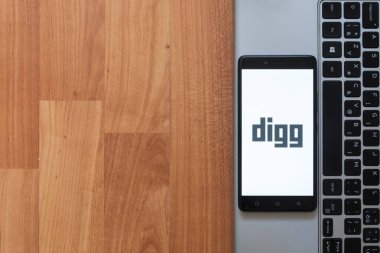 Digg smartphone ekranında