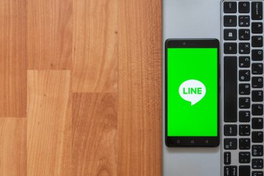 Smartphone ekranda satır