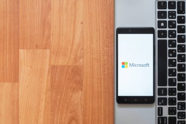 Microsoft smartphone ekranında