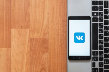 Vkontakte smartphone ekranında