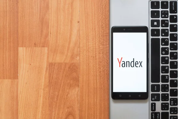 Yandex smartphone ekranında