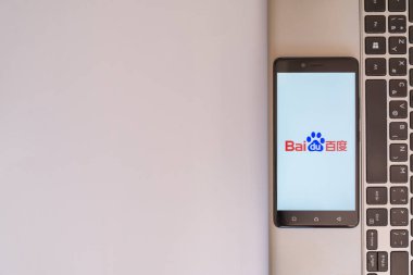 Baidu logo smartphone cep telefonu ile