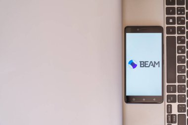 Smartphone logosuna ışın