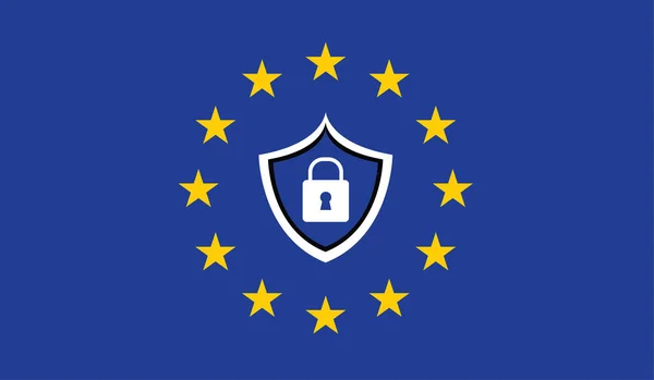 Nařízení o ochraně údajů obecné (Gdpr) — Stockový vektor