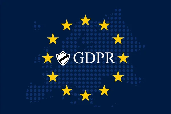 일반 데이터 보호 규정 (Gdpr) — 스톡 벡터