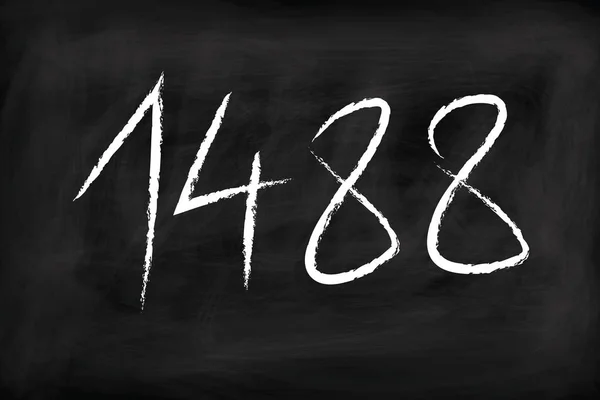 1488 Знак Числа Нацистов — стоковое фото
