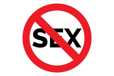 Hiç seks işareti vektör