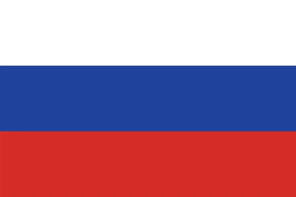 Flag Russia Vector — Stock Vector