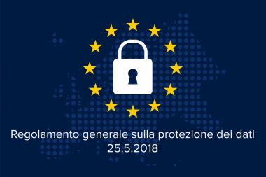 General data protection regulation italian mutation: Regolamento generale sulla protezione dei dati clipart