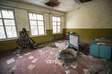 Anaokulu Chernobyl dışlama bölgesi, Ukrayna