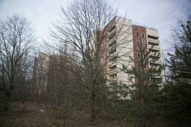 Terk edilmiş binalarda Pripyat, Ukrayna