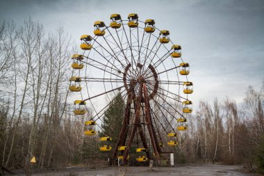 Dönme dolap Pripyat, Ukrayna eğlence parkında