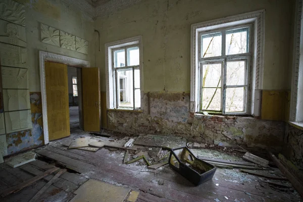 Teatro Nella Zona Esclusione Chernobyl Ucraina — Foto Stock