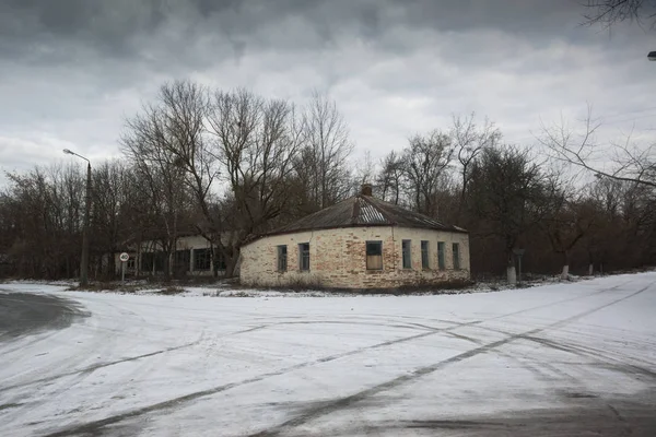 Abandoned Building Chernobyl Exclusion Zone Ukraine — Stock Photo, Image