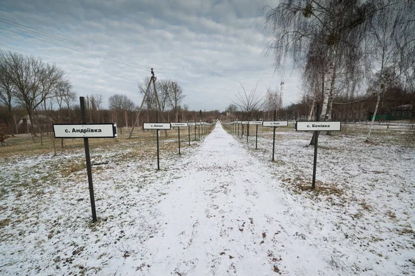 Pohřben Města Černobylu Ukrajina — Stock fotografie