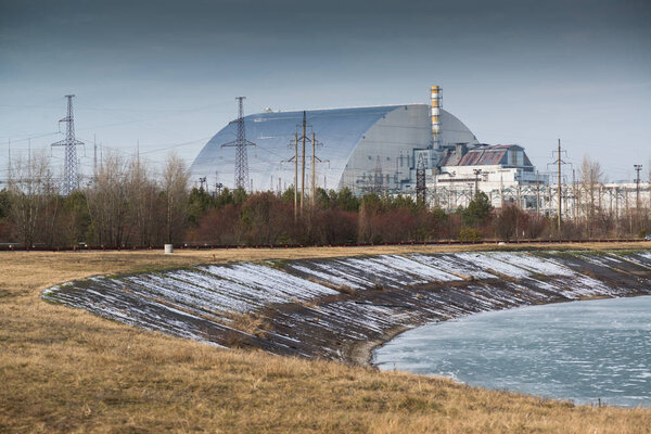 Chernobyl power plant in Pripyat, Ukraine