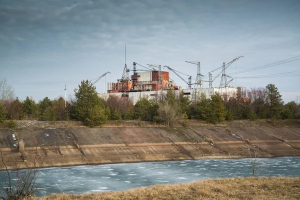 Чернобыльская Электростанция Припяти Украина — стоковое фото