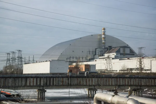 Pripyat 우크라이나에서 체르노빌 발전소 — 스톡 사진