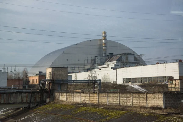 Centrais Eléctricas Pripyat Ucrânia — Fotografia de Stock