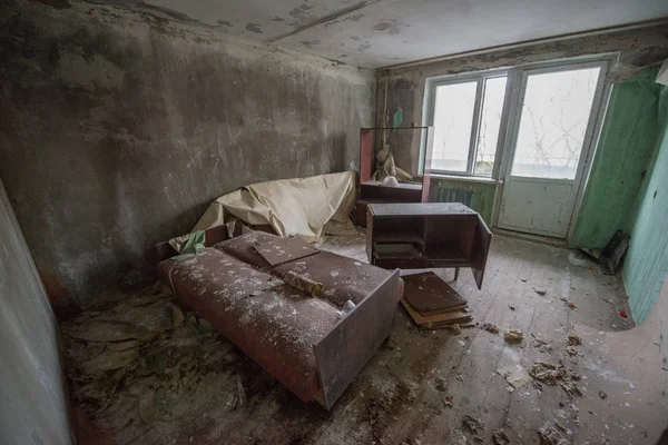 Apartment Pripyat Ukraine — Stock Photo, Image