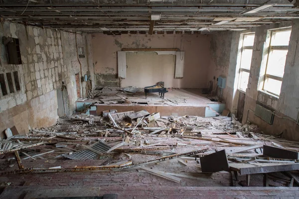 Edificio Sala Conciertos Pripyat Ucrania —  Fotos de Stock