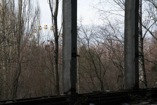 Ferris Wheel Amusement Park Pripyat Ukraine — Stock Photo, Image