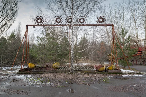 Freizeitpark Pripjat — Stockfoto