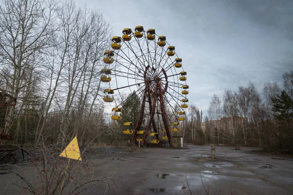 Pariserhjul Nöjesparken Pripjat Ukraina — Stockfoto