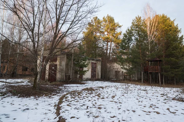 Edifício Abandonado Pripyat Ucrânia — Fotografia de Stock