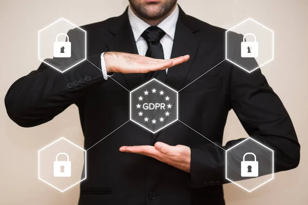 Regolamento Generale Sulla Protezione Dei Dati Gdpr — Foto Stock