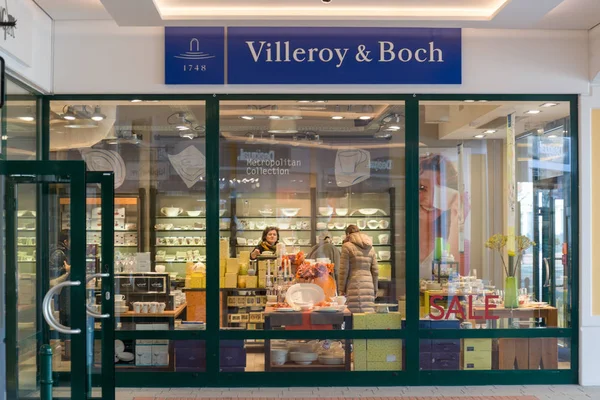 Парндорф Австрия Февраля 2018 Года Магазин Villeroy Boch Парндорфе Австрия — стоковое фото