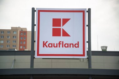 Nitra, Slovakia, march 28, 2018: Kaufland supermarket. Kaufland is a German hypermarket chain and part of the Schwarz Gruppe (which also owns Lidl). clipart