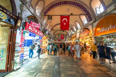 İstanbul, 16 Ağustos 2019: İstanbul 'daki Büyük Pazar, Türkiye' nin en büyük pazarı