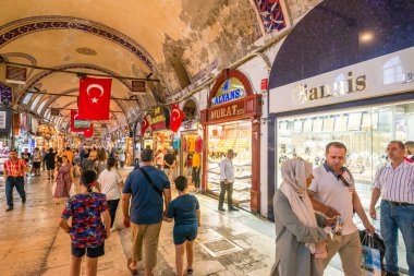 İstanbul, 16 Ağustos 2019: İstanbul 'daki Büyük Pazar, Türkiye' nin en büyük pazarı