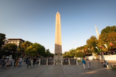 İstanbul, 16 Ağustos 2019: İstanbul, Türkiye 'de Theodosius Obelisk