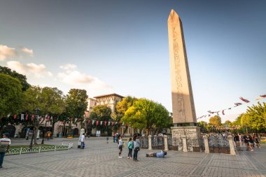 İstanbul, 16 Ağustos 2019: İstanbul, Türkiye 'de Theodosius Obelisk