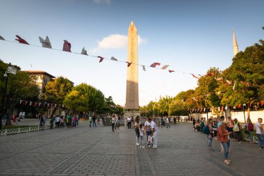 İstanbul, 16 Ağustos 2019: İstanbul, Türkiye 'de Theodosius Obelisk