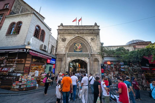 Istanbul Agosto 2019 Persone Gran Bazar Istanbul Più Grande Bazar — Foto Stock