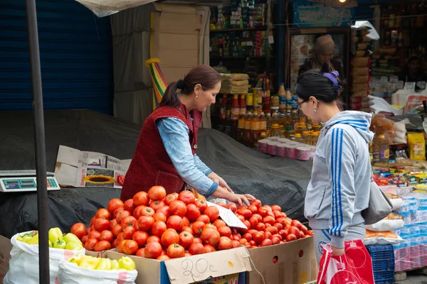 Bishkek Kirguistán Circa Agosto 2019 Bazar Osh Día Nublado Bishkek —  Fotos de Stock