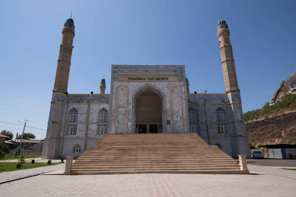 Osh Kyrgyzstan Circa August 2019 Sulaiman Too Mosque Osh Kyrgyzstan — Stock Photo, Image