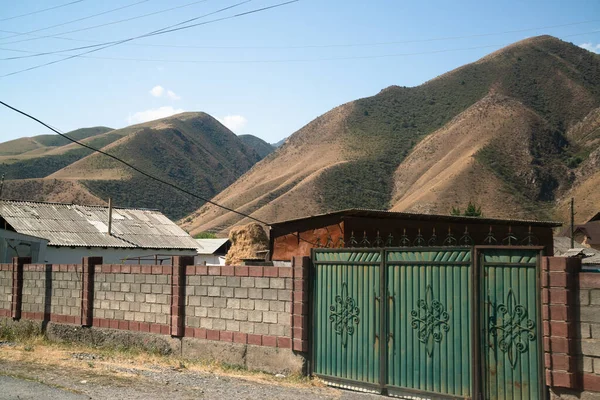 Viaje Por Carretera Osh Kirguistán Tayikistán Través Autopista Pamir — Foto de Stock