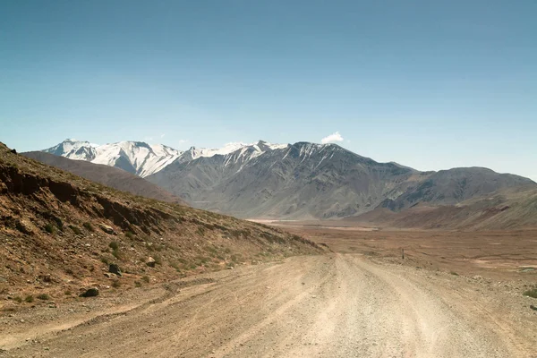 Viaje Por Carretera Osh Kirguistán Tayikistán Través Autopista Pamir — Foto de Stock