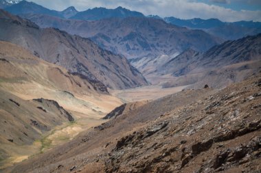 Sejiç Pamir otoyolunda Madiyan'a geçen Gumbezkul üzerinden Pshart vadisinden trekking