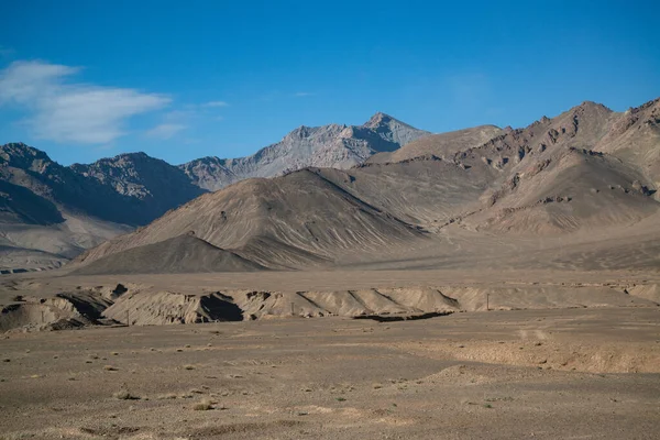 Kilátás Pamir Autópályára Tádzsikisztánban — Stock Fotó