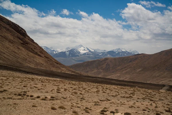 Kilátás Pamir Autópályára Tádzsikisztánban — Stock Fotó