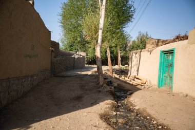 Afganistan 'daki Wakhan Koridoru' ndaki köye bak.